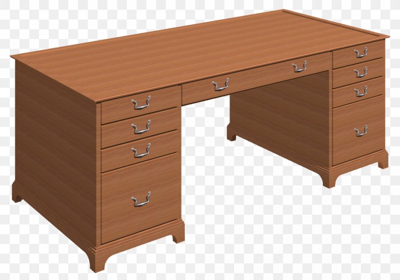 Desk File Cabinets Drawer Wood Stain, PNG, 1000x701px, Desk, Drawer, File Cabinets, Filing Cabinet, Furniture Download Free