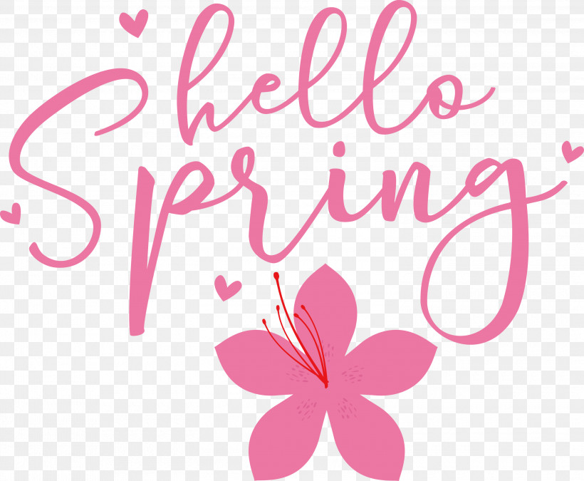 Hello Spring Spring, PNG, 3000x2473px, Hello Spring, Flower, Line, Logo, M Download Free