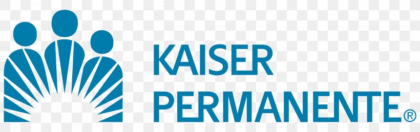 Logo Kaiser Permanente Downey Medical Center Pharmacy Clinic, PNG, 2856x900px, Logo, Blue, Brand, Clinic, Health Download Free