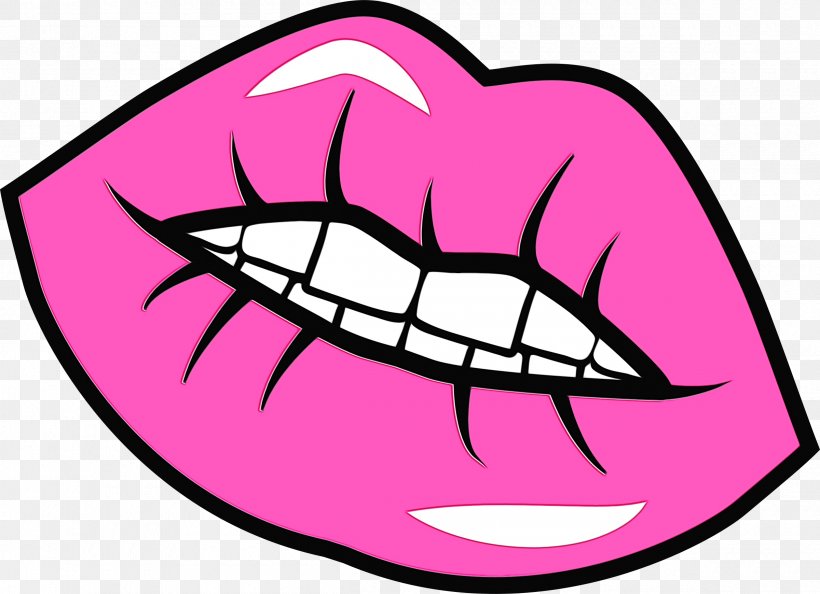 Pink Lip Mouth Eye Clip Art, PNG, 2400x1740px, Watercolor, Eye, Line Art, Lip, Magenta Download Free