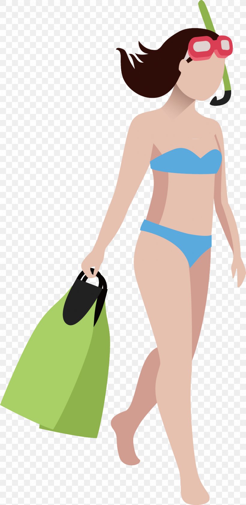 Clothing Swimwear Bikini Cartoon Clip Art, PNG, 962x1976px, Clothing, Bikini, Cartoon, Fashion Illustration, Fictional Character Download Free