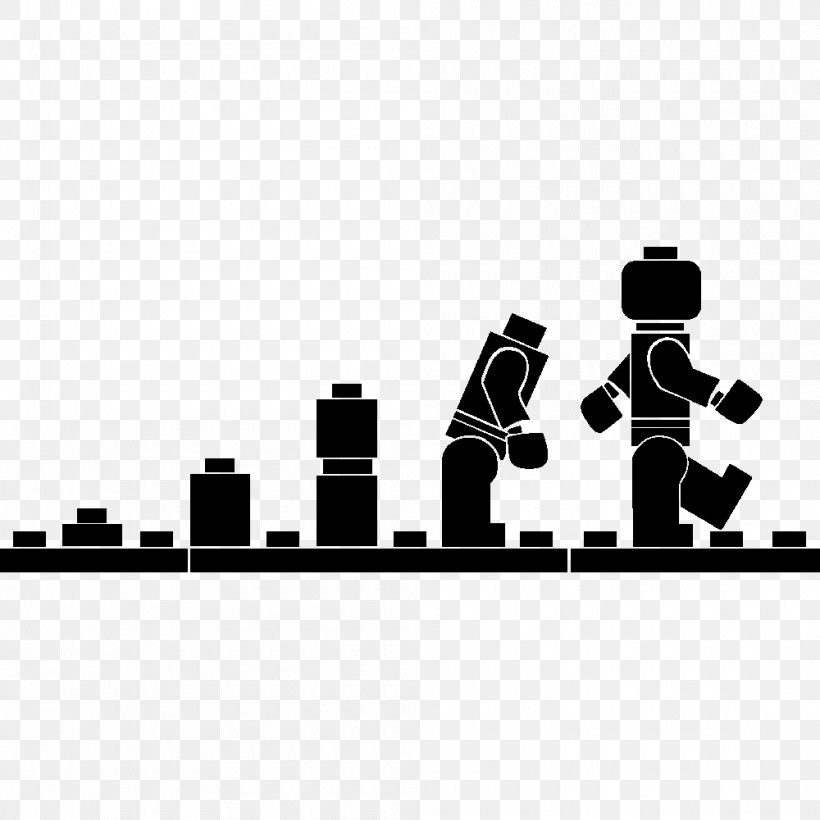 Wall Decal LEGO Sticker, PNG, 1000x1000px, Wall Decal, Black, Black And White, Brick, Decal Download Free