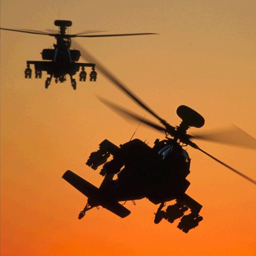 Boeing AH-64 Apache Attack Helicopter Aircraft, PNG, 1024x1024px ...