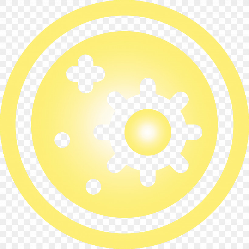 Coronavirus COVID19, PNG, 3000x3000px, Coronavirus, Circle, Covid19, Yellow Download Free