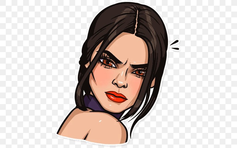 Keeping Up With The Kardashians Telegram Sticker Viber, PNG, 512x512px, Watercolor, Cartoon, Flower, Frame, Heart Download Free