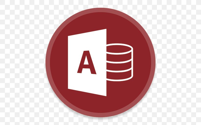 Microsoft Access Microsoft Office 2016 Database Microsoft Word, PNG, 512x512px, Microsoft Access, Application Software, Area, Brand, Database Download Free