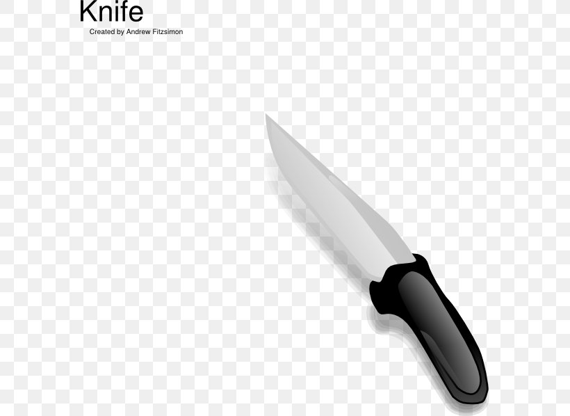 Knife Fork Hunting & Survival Knives Clip Art, PNG, 588x598px, Knife, Blade, Bowie Knife, Butcher Knife, Cold Weapon Download Free