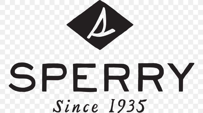 Logo Sperry Top-Sider Brand Shoe, PNG, 750x457px, Logo, Area, Black And White, Brand, Footwear Download Free