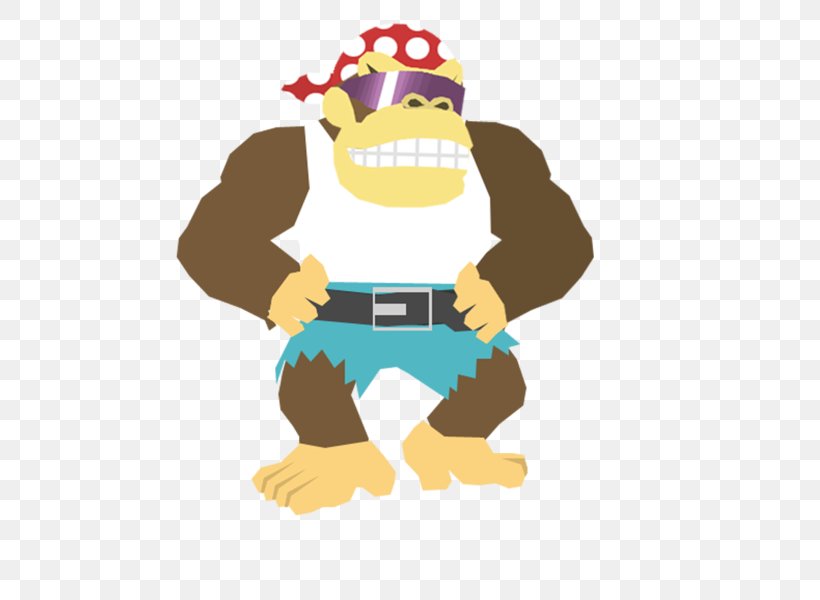 Mario Kart Wii Funky Kong Drawing Clip Art, PNG, 600x600px, Mario Kart Wii, Art, Birdo, Cartoon, Clothing Download Free
