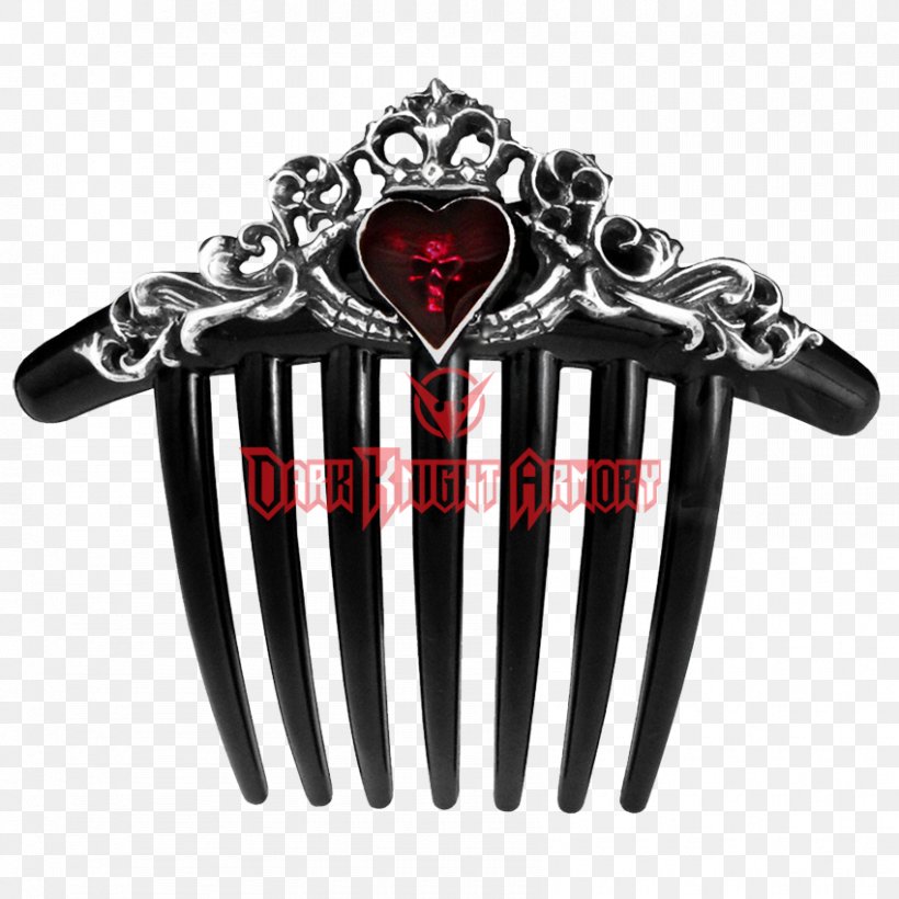 Comb Claddagh Ring Gothic Fashion Hair Barrette, PNG, 850x850px, Comb, Alchemy Gothic, Barrette, Body Jewelry, Capelli Download Free