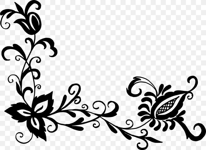 Flower Floral Design Clip Art, PNG, 1024x745px, Flower, Artwork, Black, Black And White, Branch Download Free