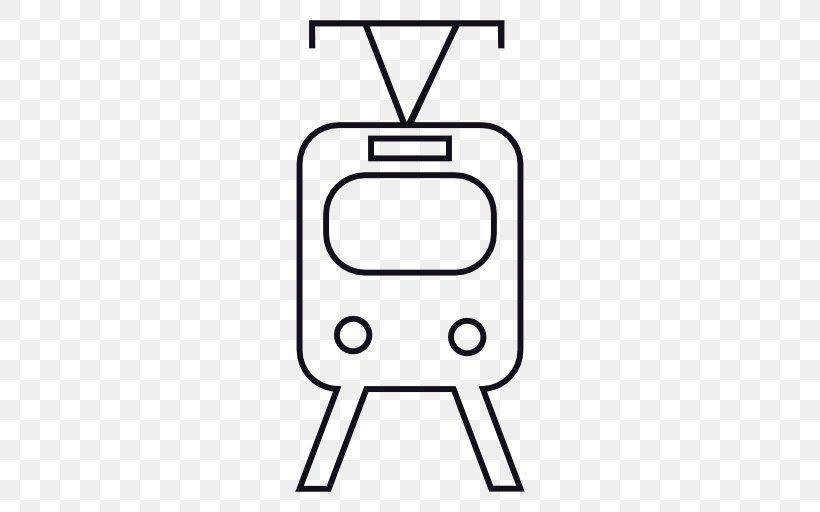 Train Symbol, PNG, 512x512px, Train, Area, Black And White, Line Art, Rectangle Download Free