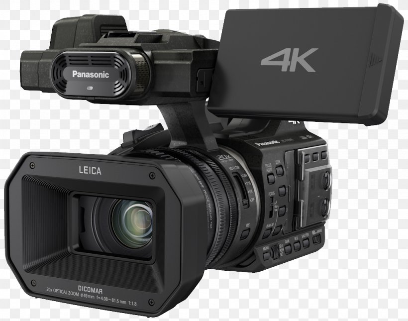 Camcorder 4K Resolution Ultra-high-definition Television Lumix Panasonic HC-X1000, PNG, 1024x806px, 4k Resolution, Camcorder, Camera, Camera Accessory, Camera Lens Download Free
