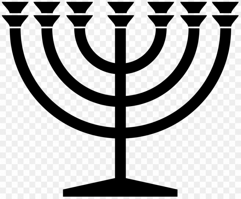 Menorah Judaism Jewish Symbolism Hanukkah, PNG, 1235x1024px, Menorah, Black And White, Candle Holder, Hamsa, Hanukkah Download Free