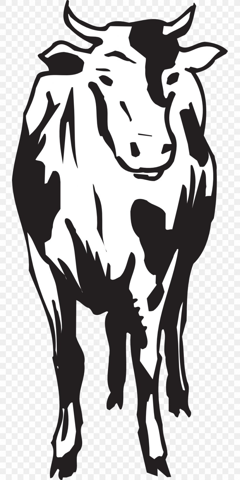 Charolais Cattle Holstein Friesian Cattle Angus Cattle Dairy Cattle Livestock, PNG, 960x1920px, Charolais Cattle, Angus Cattle, Art, Black, Black And White Download Free