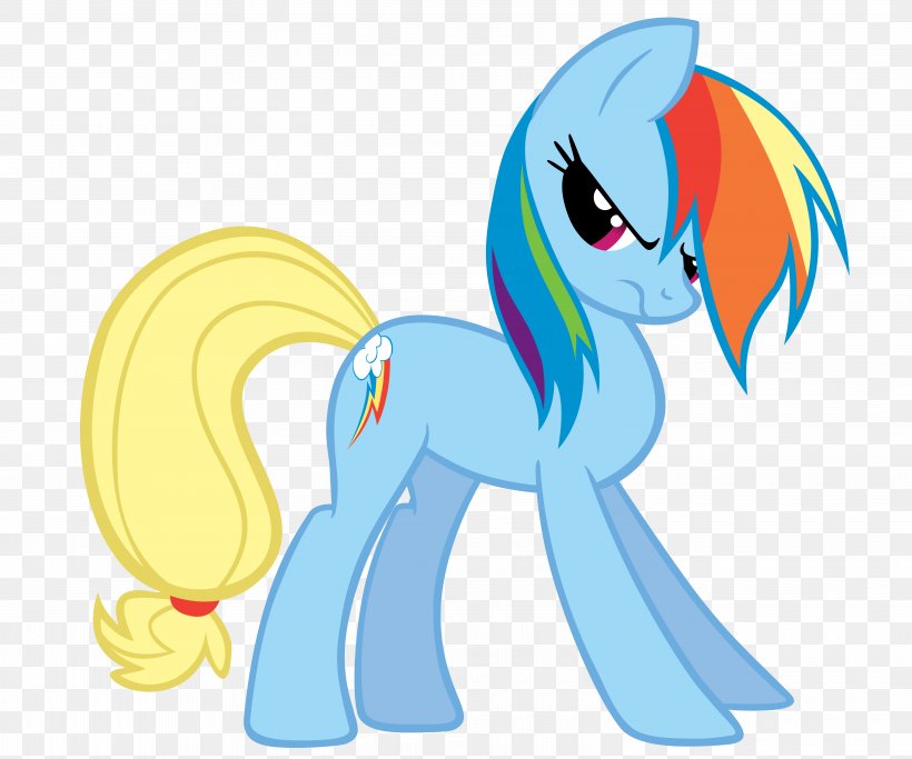 My Little Pony Rainbow Dash Applejack Fluttershy, PNG, 6000x5000px, Pony, Animal Figure, Applejack, Art, Blue Download Free