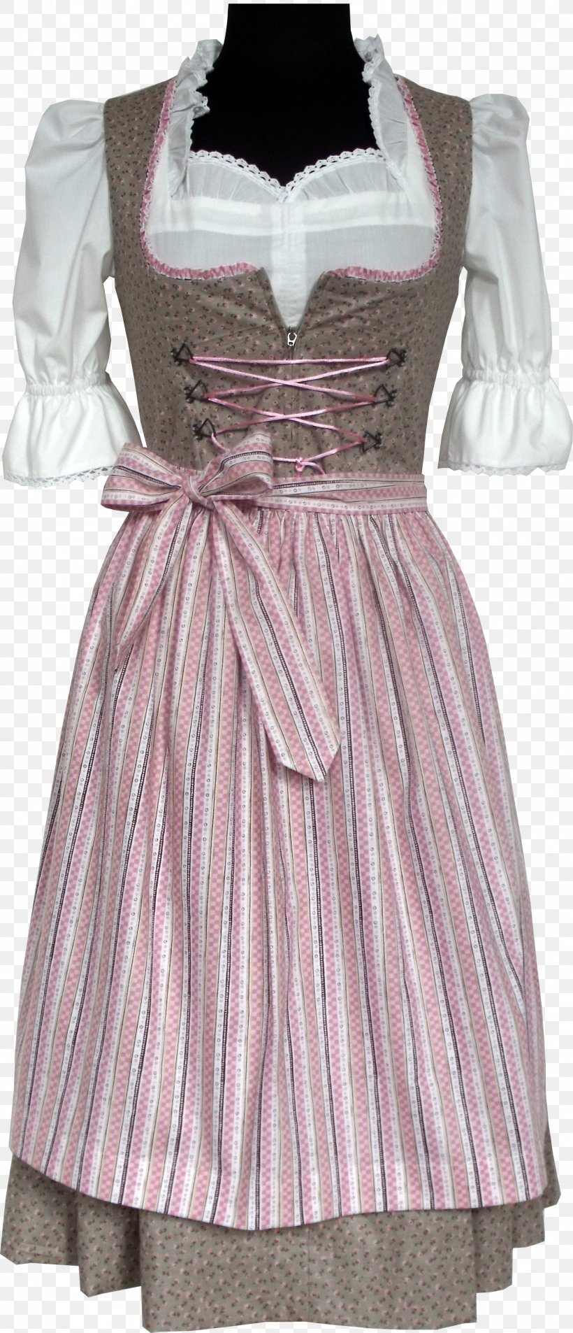 Dress Clothing Dirndl Folk Costume Apron, PNG, 1405x3267px, Dress, Apron, Clothing, Cocktail Dress, Corset Download Free