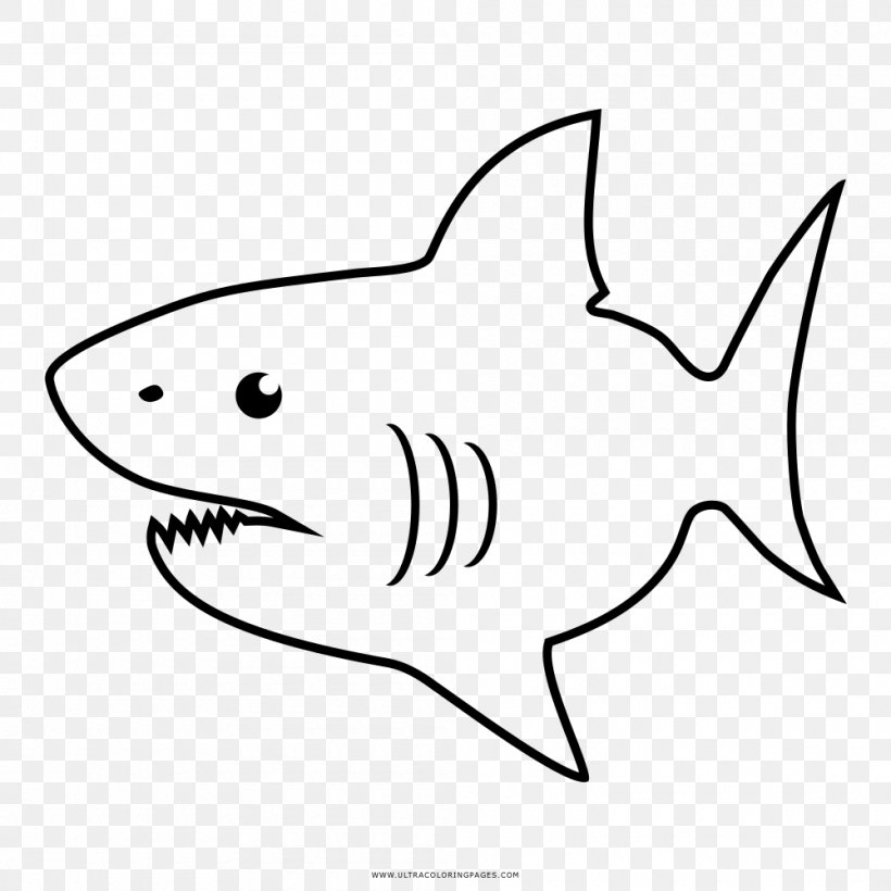 Requiem Sharks Drawing Coloring Book, PNG, 1000x1000px, Requiem Sharks, Animated Cartoon, Area, Artwork, Black Download Free
