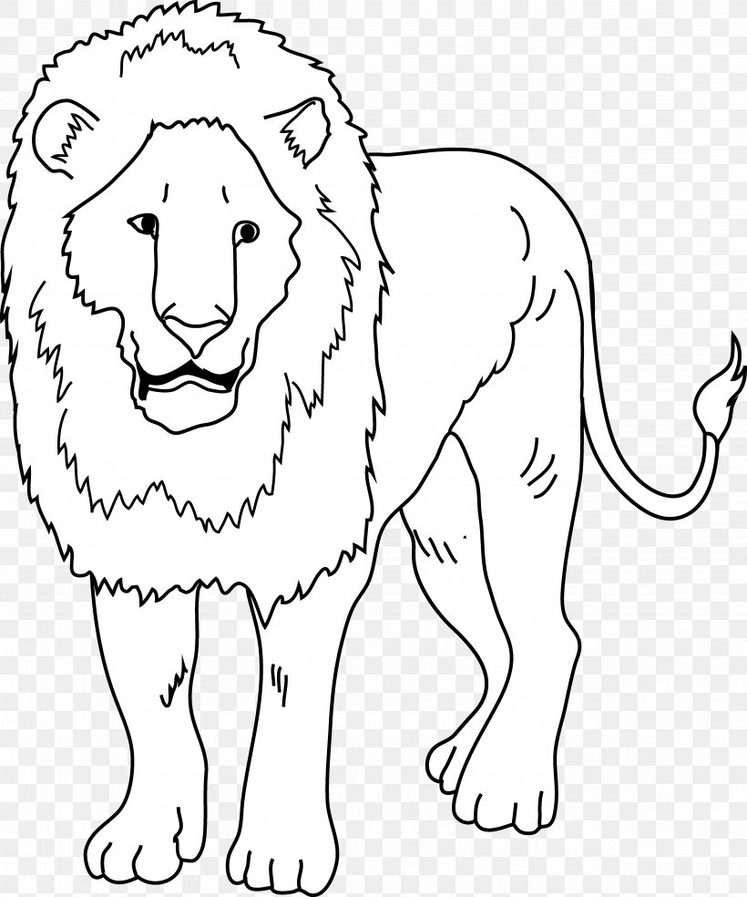 White Lion Black And White Clip Art, PNG, 4881x5858px, Lion, Animal Figure, Artwork, Big Cat, Big Cats Download Free