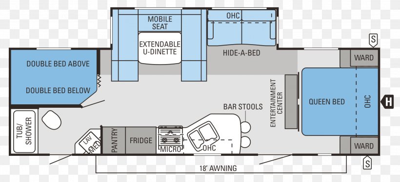 Caravan Jayco, Inc. Campervans Teardrop Trailer Floor Plan, PNG, 2232x1022px, Caravan, Airstream, Architecture, Area, Campervan Download Free