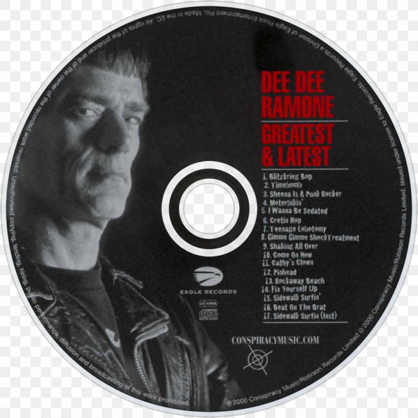 Greatest & Latest Compact Disc Live In Amsterdam Toto White, PNG, 1000x1000px, Compact Disc, Black And White, Brand, Data Storage Device, Dee Dee Ramone Download Free