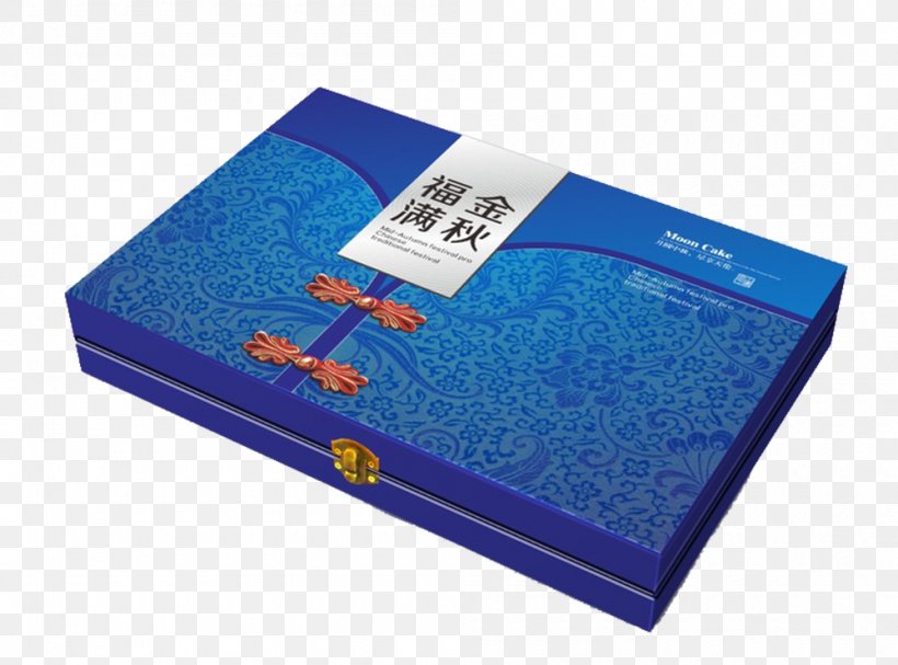 Mooncake Chinese Cuisine Box Packaging And Labeling Mid-Autumn Festival, PNG, 1000x741px, Mooncake, Blue, Box, Chinese Cuisine, Designer Download Free