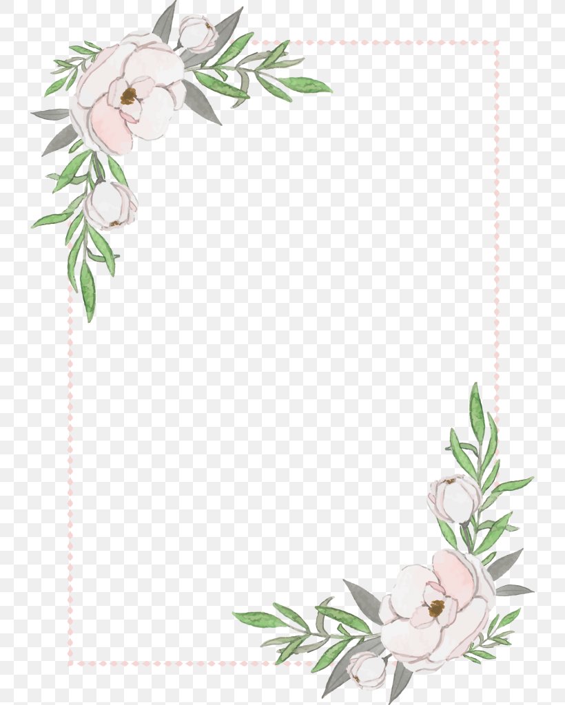 Image Drawing Design Wedding, PNG, 732x1024px, Drawing, Border, Branch, Cut Flowers, Flora Download Free