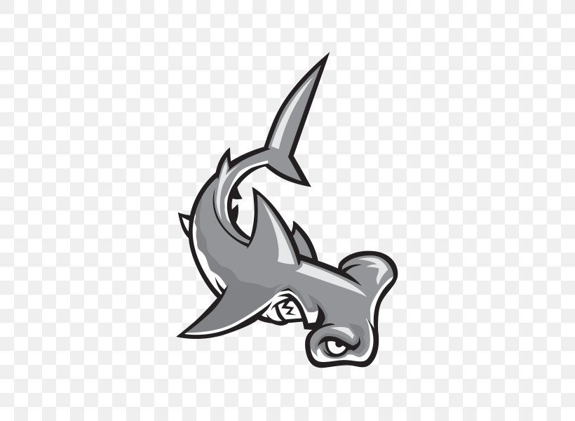 Shark Great Hammerhead Clip Art, PNG, 600x600px, Shark, Black And White, Bonnethead, Drawing, Fish Download Free