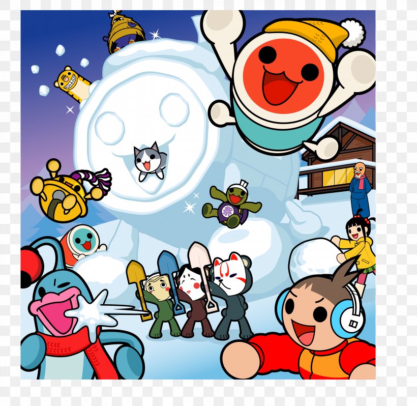 Taiko No Tatsujin Wii Bandai Namco Entertainment, PNG, 4171x4061px, Taiko No Tatsujin Wii, Area, Art, Artwork, Bandai Namco Entertainment Download Free