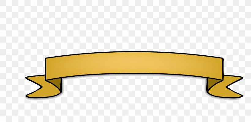 Euclidean Vector Ribbon Gold, PNG, 3395x1664px, Ribbon, Brand, Designer, Gold, Material Download Free