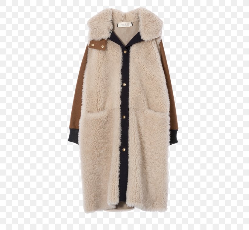 Overcoat Flight Jacket Marni Fur Clothing, PNG, 570x760px, Overcoat, Beige, Clothing, Coat, Fake Fur Download Free