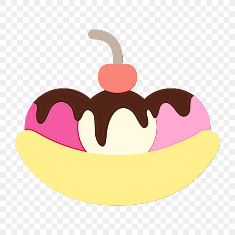 Pink Dessert Cherry Logo Frozen Dessert, PNG, 1056x1056px, Food Cartoon, Cherry, Dessert, Food, Frozen Dessert Download Free
