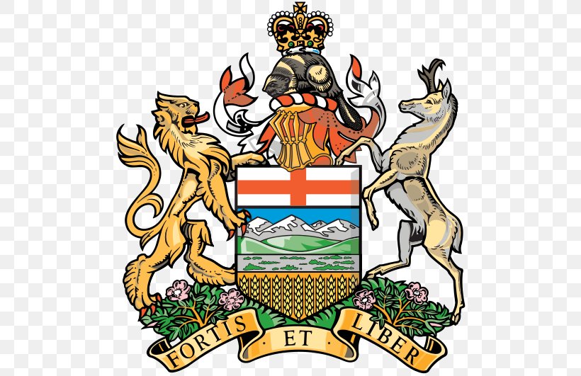 Coat Of Arms Of Alberta Crest Flag Of Alberta, PNG, 500x531px, Alberta, Achievement, Arms Of Canada, Art, Artwork Download Free