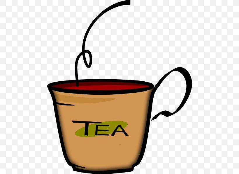 Green Tea Earl Grey Tea Cup Clip Art, PNG, 498x599px, Tea, Artwork, Coffee Cup, Cup, Drinkware Download Free