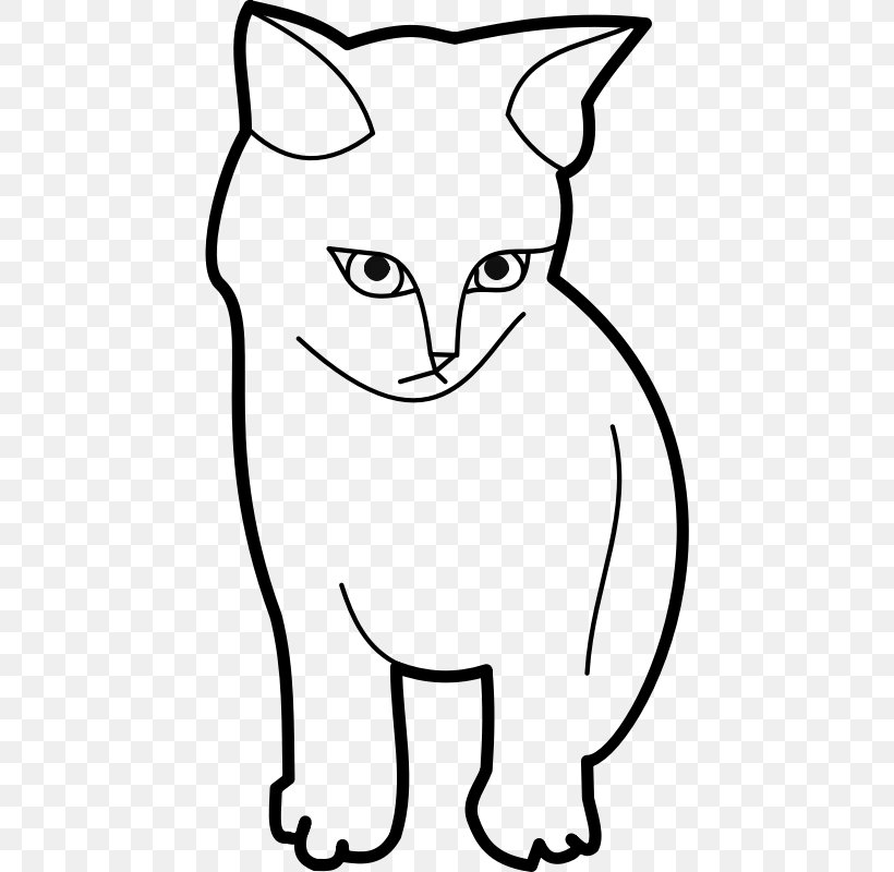 Black Cat Kitten Clip Art, PNG, 800x800px, Cat, Artwork, Bicolor Cat, Black, Black And White Download Free