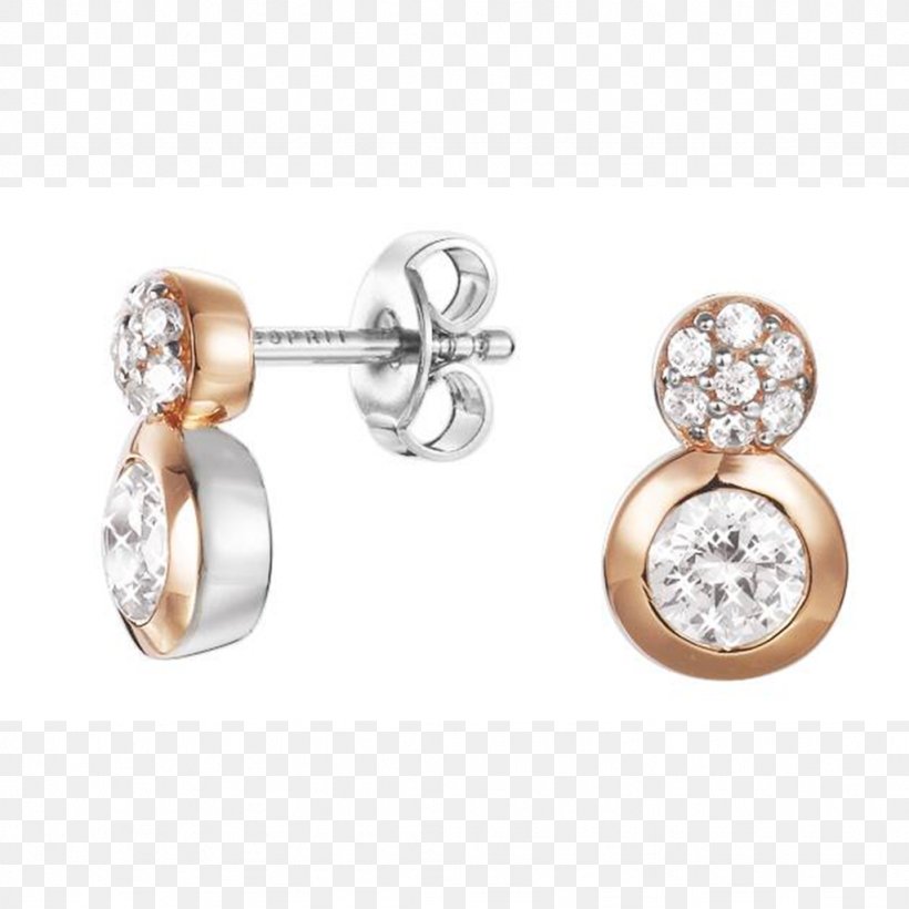 Earring Esprit Holdings Cubic Zirconia Silver Jewellery, PNG, 1024x1024px, Earring, Body Jewelry, Clock, Cubic Zirconia, Diamond Download Free
