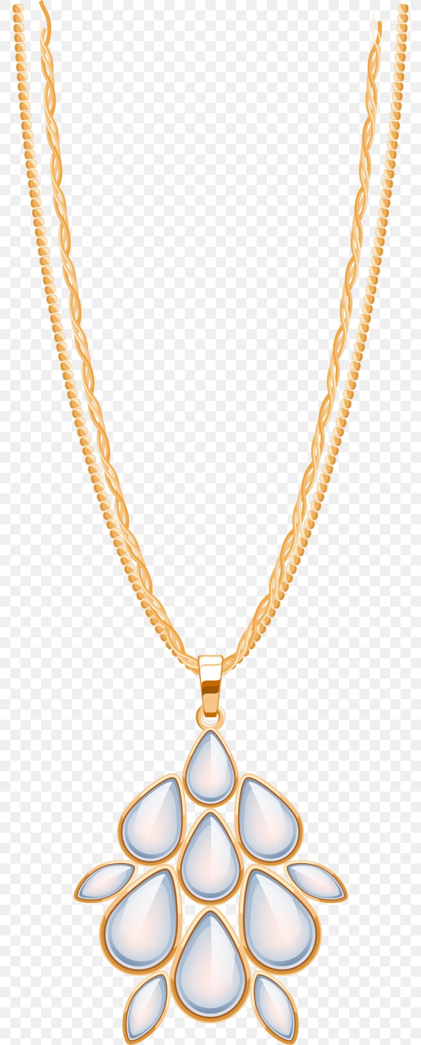 Necklace Pendant Chain Diamond Jewellery, PNG, 772x2033px, Necklace, Body Jewelry, Brilliant, Brooch, Chain Download Free