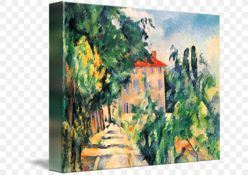 Watercolor Painting House With Red Roof A Painter At Work Apples And A Napkin, PNG, 650x578px, Painting, Acrylic Paint, Art, Artwork, Flower Download Free