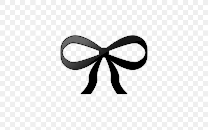 Bow Tie Necktie Ribbon Clip Art, PNG, 512x512px, Bow Tie, Black, Black Ribbon, Color, Gift Download Free