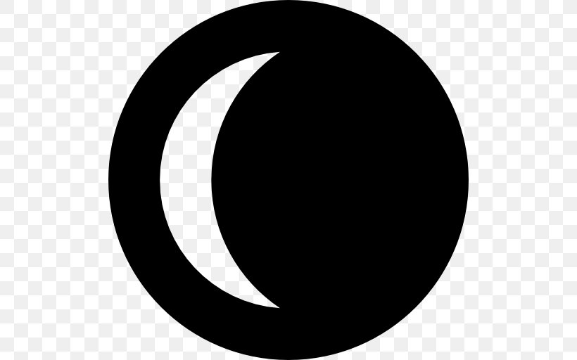 Crescent Lunar Phase Moon, PNG, 512x512px, Crescent, Black, Black And White, Logo, Lua Em Quarto Minguante Download Free