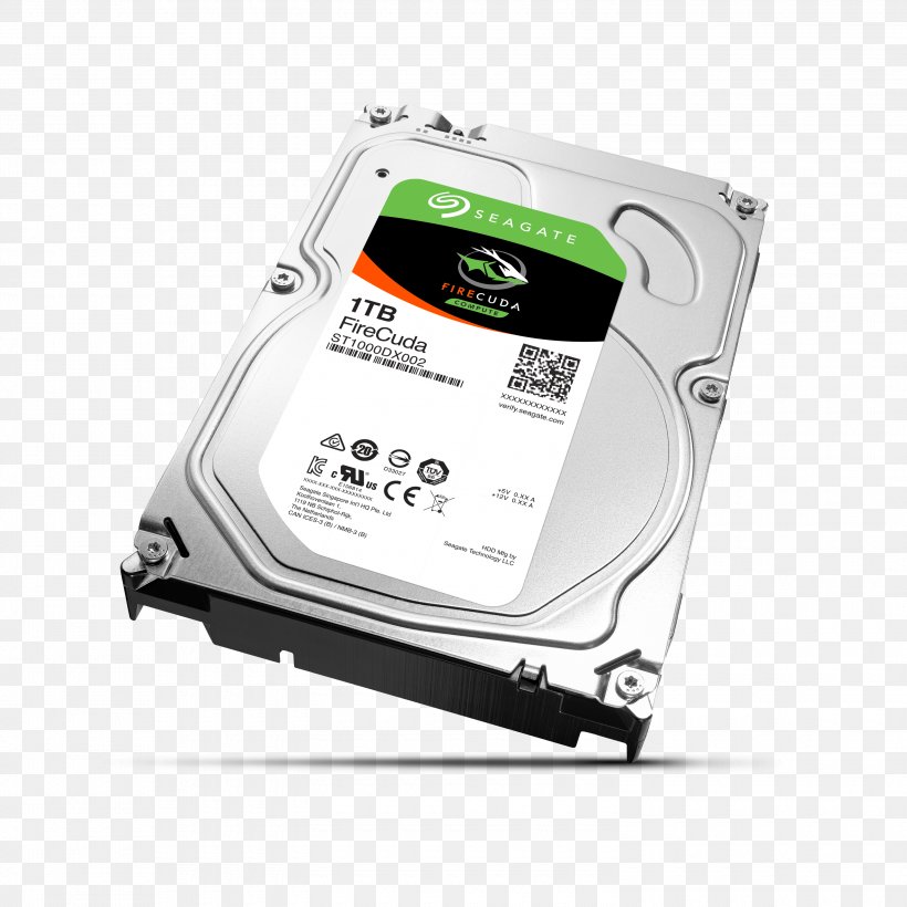 Hard Drives Seagate Technology Hybrid Drive Serial ATA Terabyte, PNG, 3000x3000px, Hard Drives, Computer Component, Data Storage Device, Disk Storage, Electronic Device Download Free