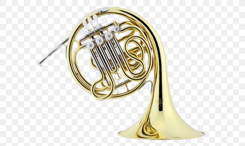 Brass Instrument Musical Instrument Vienna Horn Wind Instrument Horn, PNG, 600x490px, Watercolor, Alto Horn, Brass Instrument, Bugle, Horn Download Free