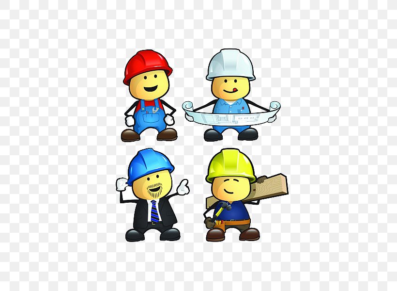 Cartoon Construction Worker Architectural Engineering Laborer, PNG, 600x600px, Construction Worker, Architect, Architectural Engineering, Architecture, Area Download Free
