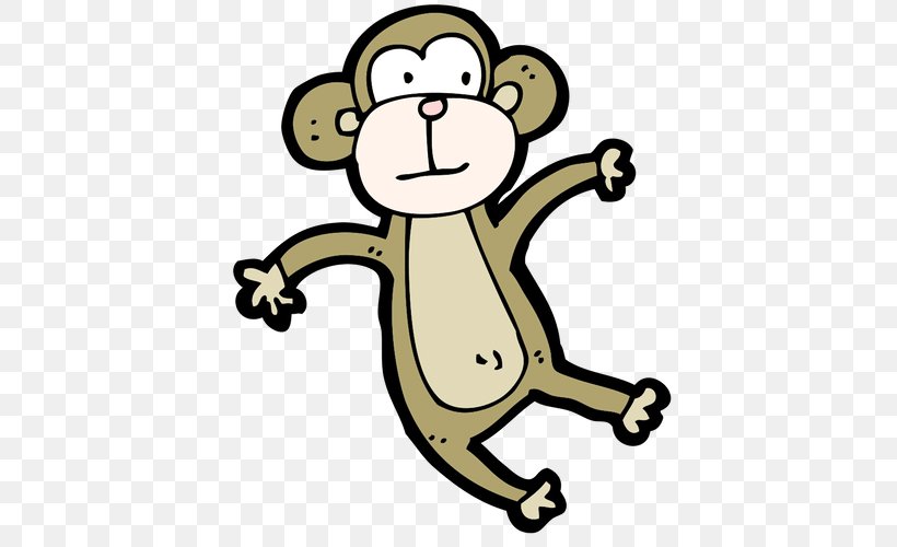 Monkey Cartoon Clip Art, PNG, 500x500px, Monkey, Animaatio, Animated Cartoon, Artwork, Carnivoran Download Free