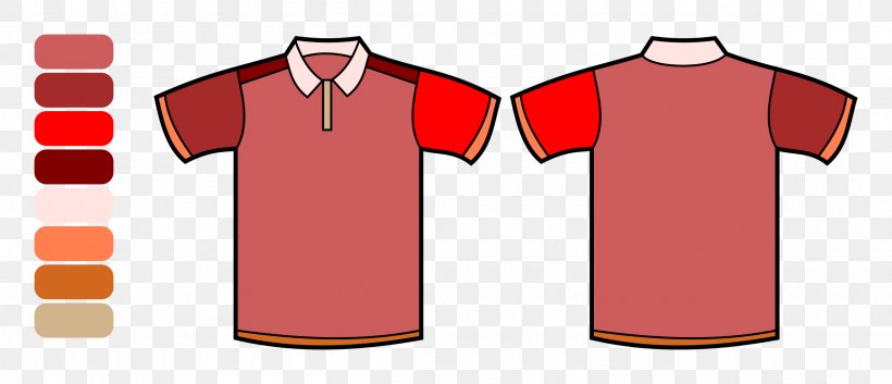 T-shirt Polo Shirt Clothing Collar Clip Art, PNG, 2400x1034px, Tshirt, Brand, Clothing, Collar, Jersey Download Free