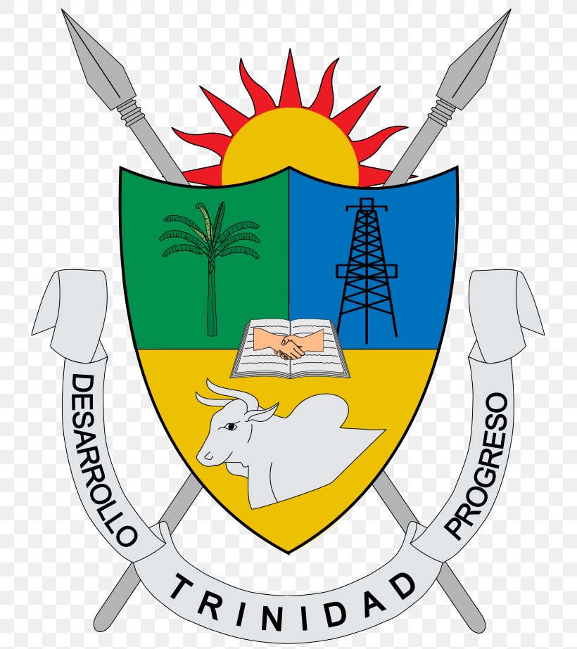 Trinidad Casanare Escutcheon Escudo De Casanare Coat Of Arms Of Trinidad And Tobago Clip Art, PNG, 745x923px, Escutcheon, Animaatio, Area, Artwork, Banana Download Free