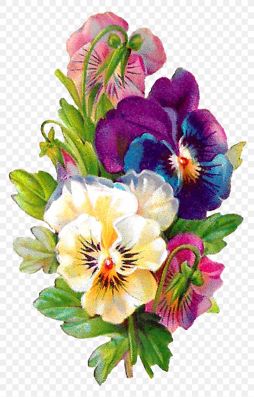 Pansy Floral Design Line Art Clip Art, PNG, 960x1500px, Pansy, Annual Plant, Art, Cut Flowers, Decoupage Download Free