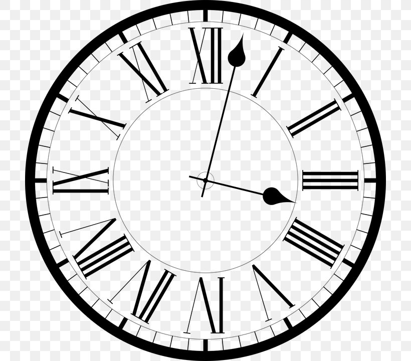 Clock Face Floor & Grandfather Clocks Pendulum Clock, PNG, 720x720px, Clock, Alarm Clocks, Antique, Area, Black And White Download Free
