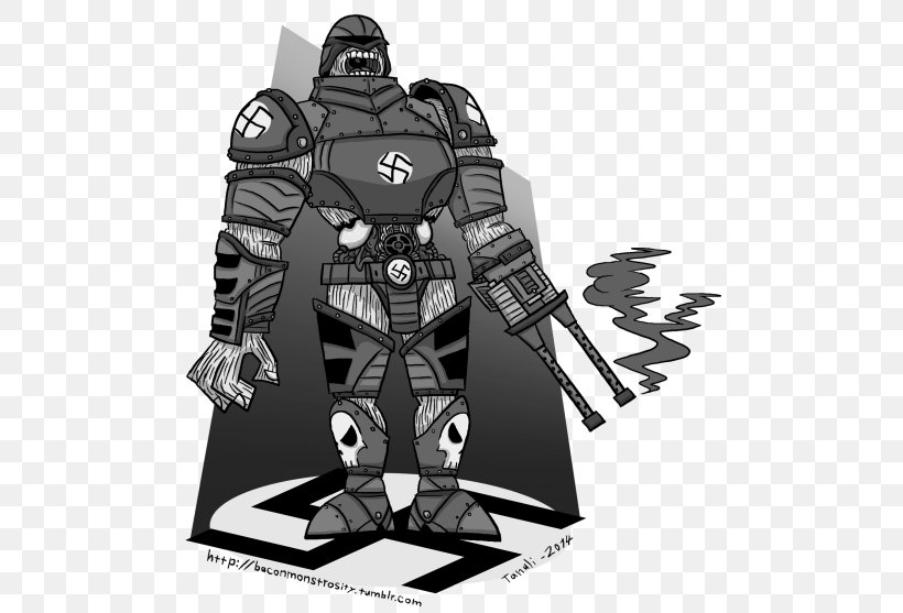 Ghostopolis Fan Art ABC Warriors Wolfenstein, PNG, 500x557px, Art, Abc Warriors, Black And White, Book, Cartoon Download Free