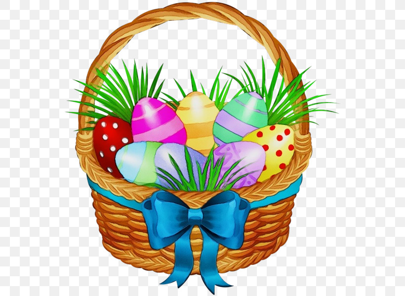 Gift Basket Basket Hamper Easter Mishloach Manot, PNG, 565x600px, Watercolor, Basket, Easter, Gift Basket, Hamper Download Free